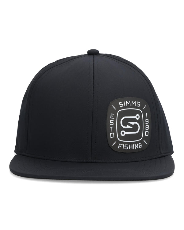 14040-001-Flatbill-Cap-Tabletop-S24-Front Black
