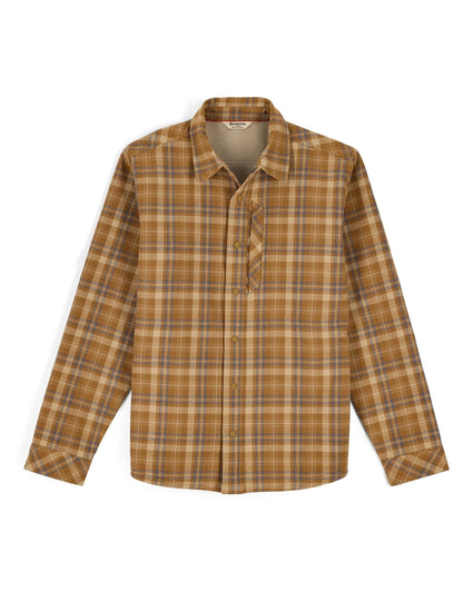 14049-1363-Ms-Coldweather-Shacket-Pinboard-F25-Front Schooner Plaid: Bronzeback