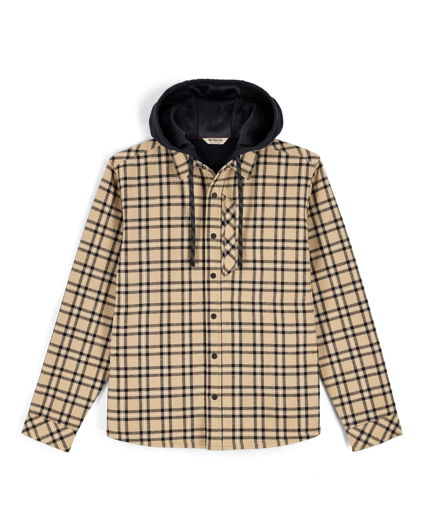 14050-1364-Ms-Coldweather-Hooded-Shacket-Pinboard-F25-Front Wakemup Plaid Cork
