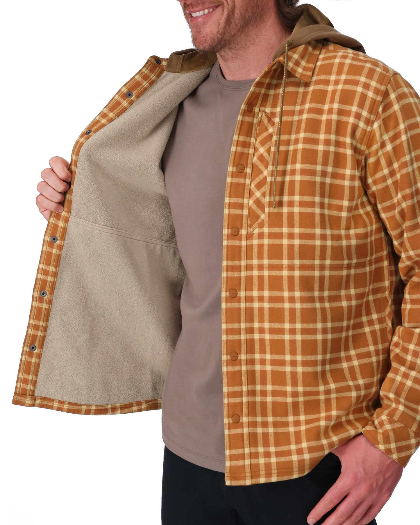 Men's Coldweather Hooded Shacket