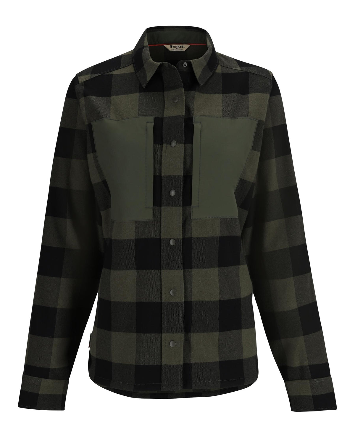  Analyzing image     14060-1273-Guide-Flannel-Mannequin-F24-Front Loden Buffalo Check