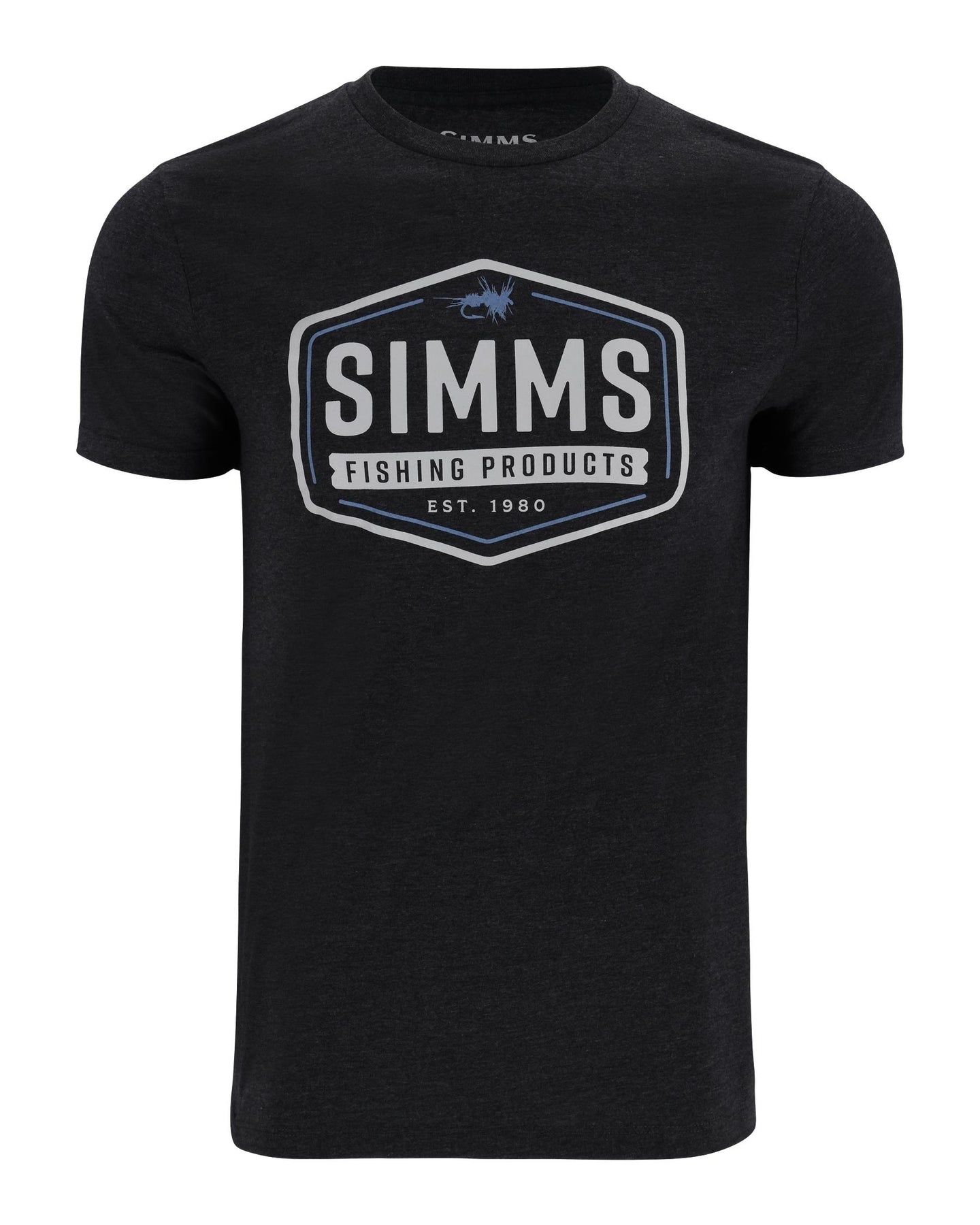 14095-1293-Fly-Patch-T-Shirt-Mannequin-F24-Front Dark Gunmetal Heather