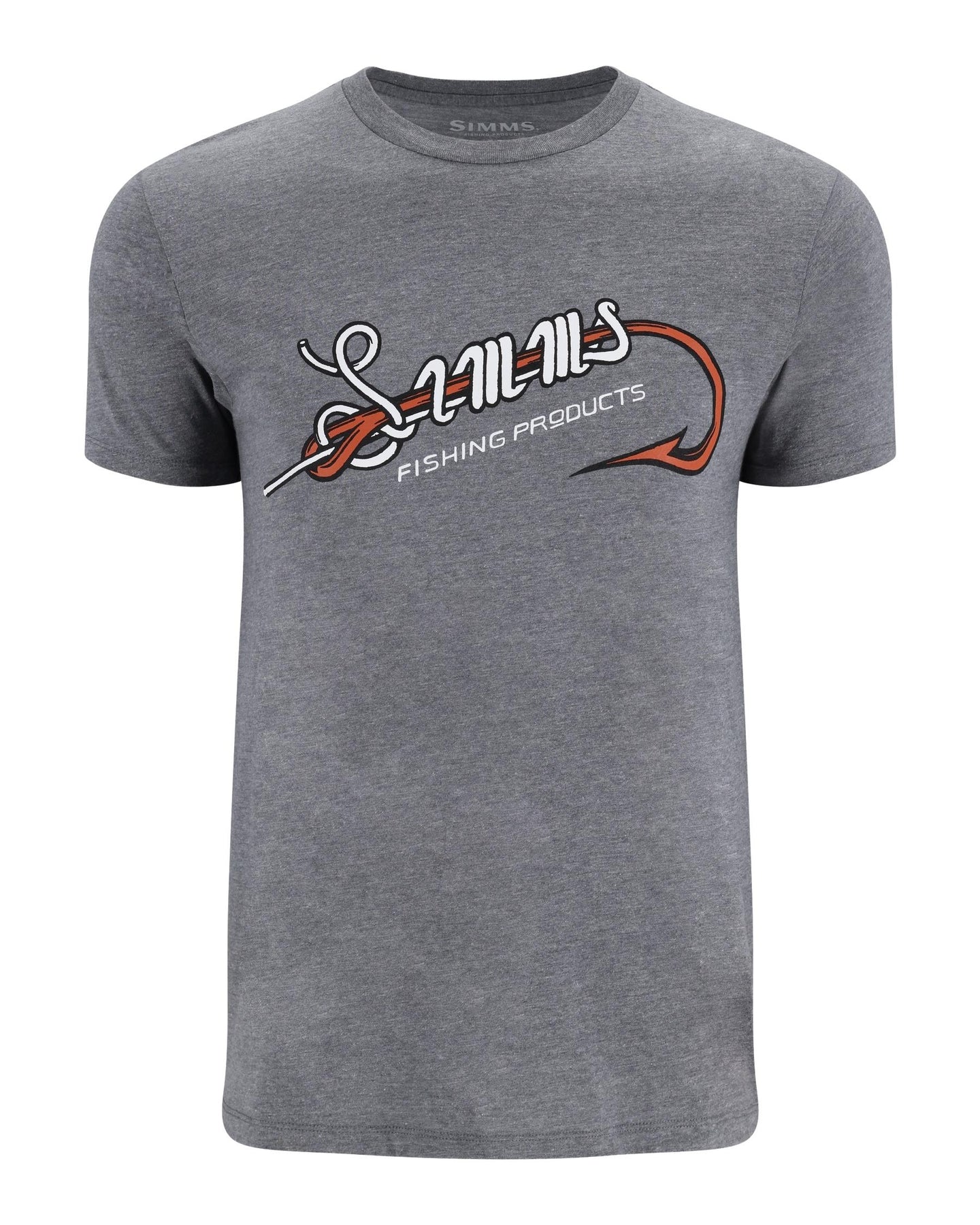 14102-1099-Simms-Hook-Loop-T-Shirt-Mannequin-F24-Front Athletic Heather