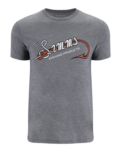 14102-1099-Simms-Hook-Loop-T-Shirt-Mannequin-F24-Front Athletic Heather