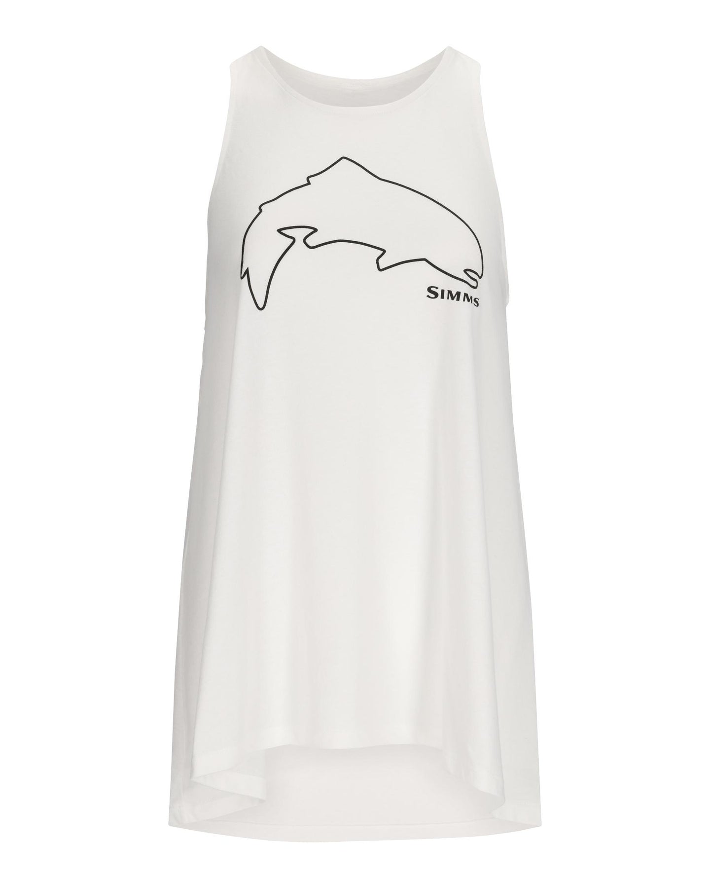 Women's Trout Outline Tank Top