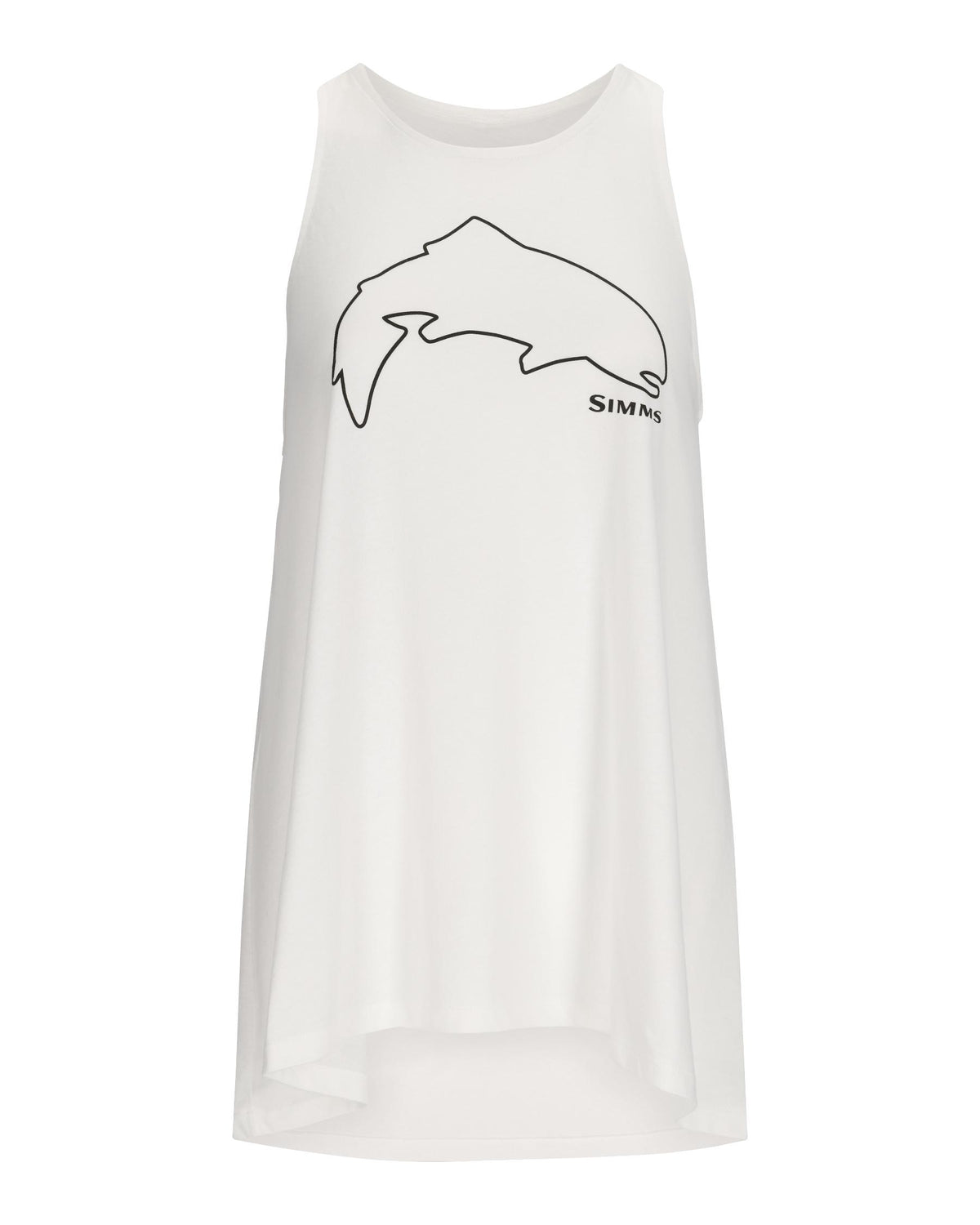 Women's Trout Outline Tank Top