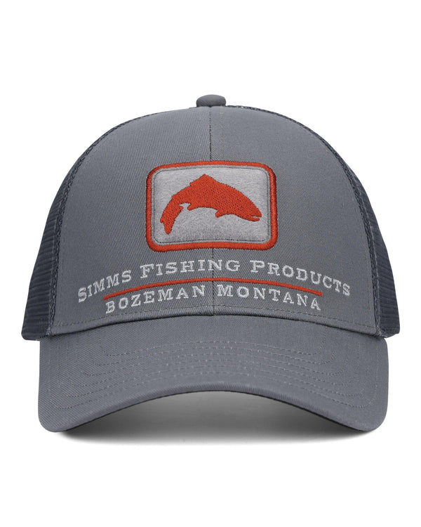 14107-1343-Small-Fit-Single-Haul-Trucker-Tabletop-S25-Front Gunmetal Trout