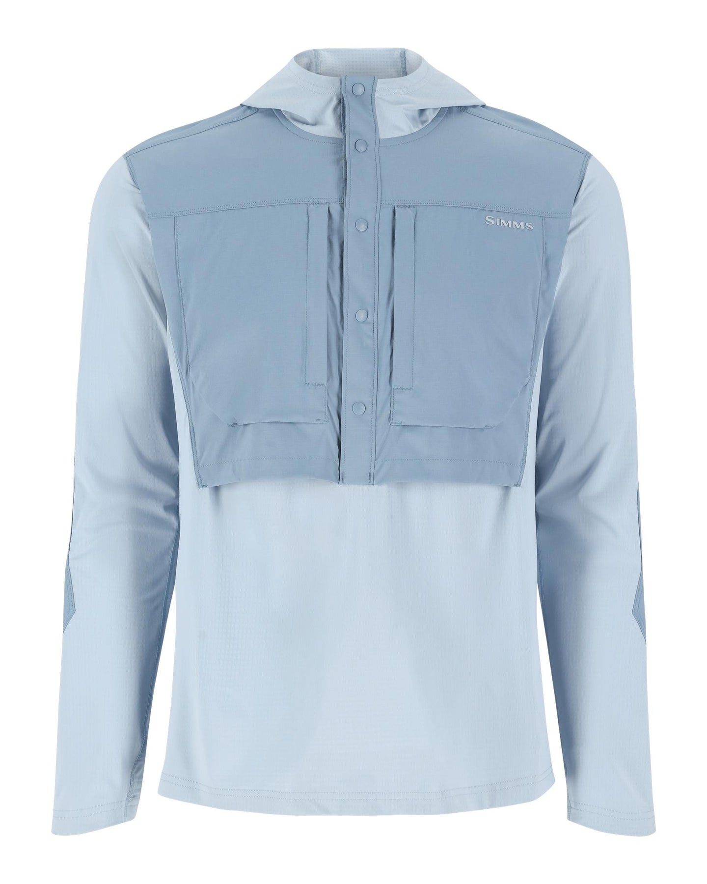 14113-1329-Latitude-Bicomp-Hoody-Mannequin-S25-Front Steel Blue Albacore