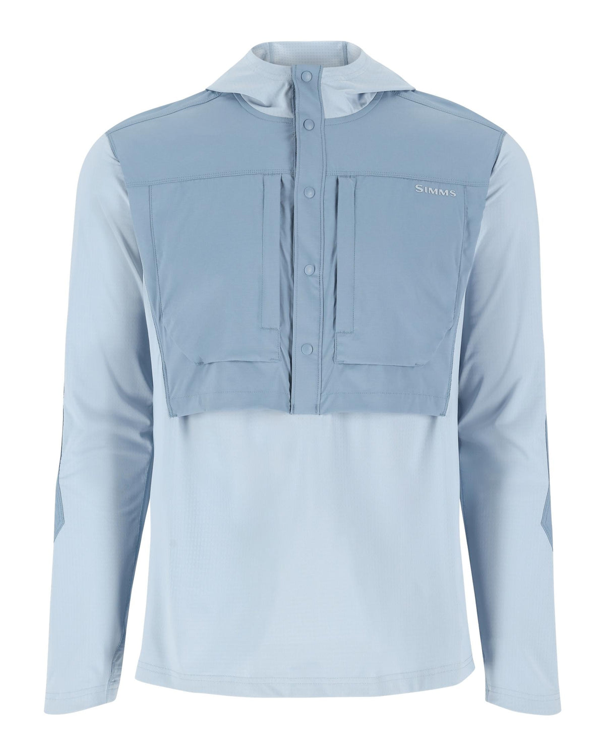 14113-1329-Latitude-Bicomp-Hoody-Mannequin-S25-Front Steel Blue Albacore