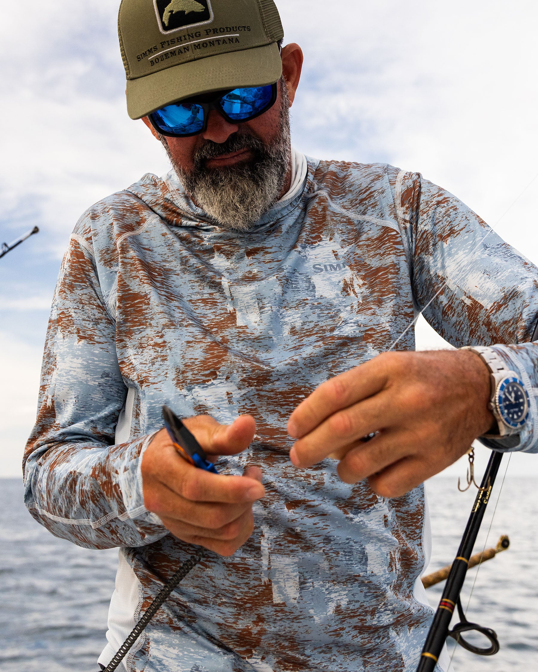 Men's Solar Hoody UPF-30+ - Challenger | Simms Fishing