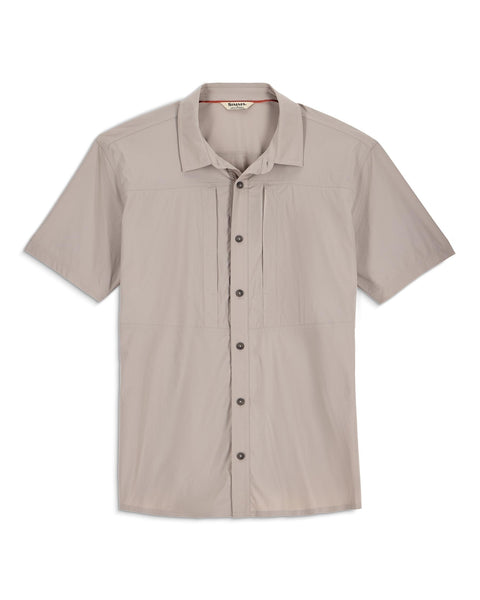 Chemise De Pêche Simms Stone Cold LS – Bleu à Carreaux, UPF 30, XXL (Neuf)