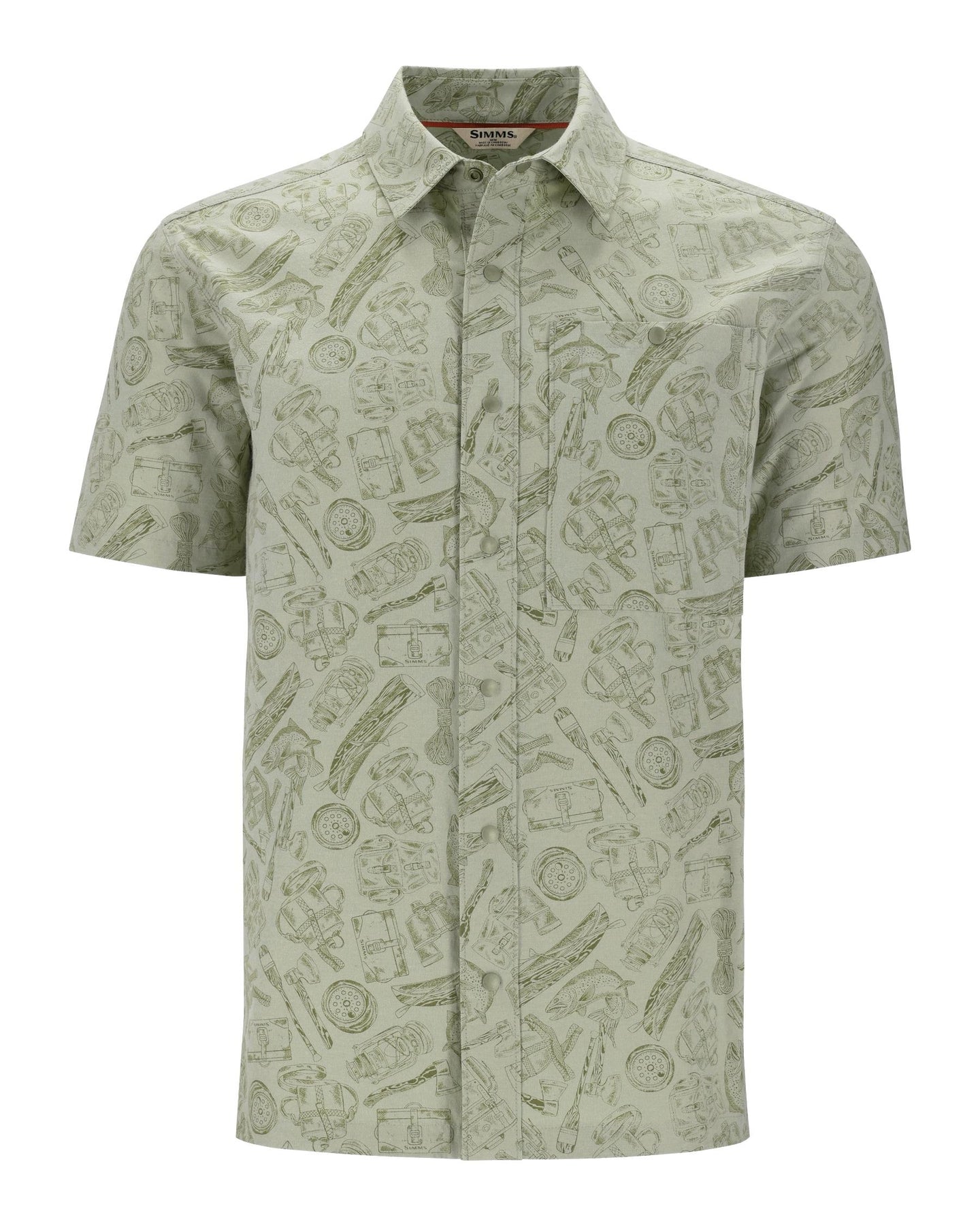 14124-1344-Tailout-SS-Shirt-Mannequin-S25-Front Camp Pale Pine