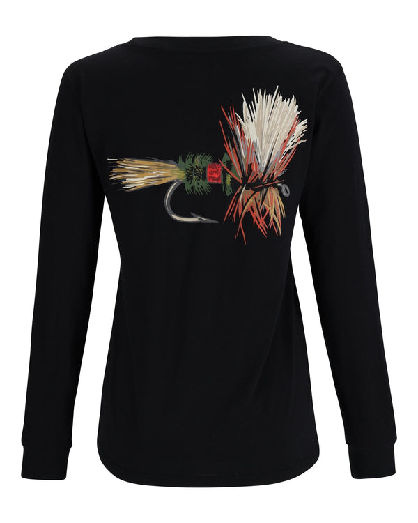 14139-001-Royal-Wulff-Fly-LS-T-Shirt-Mannequin-F24-Back black