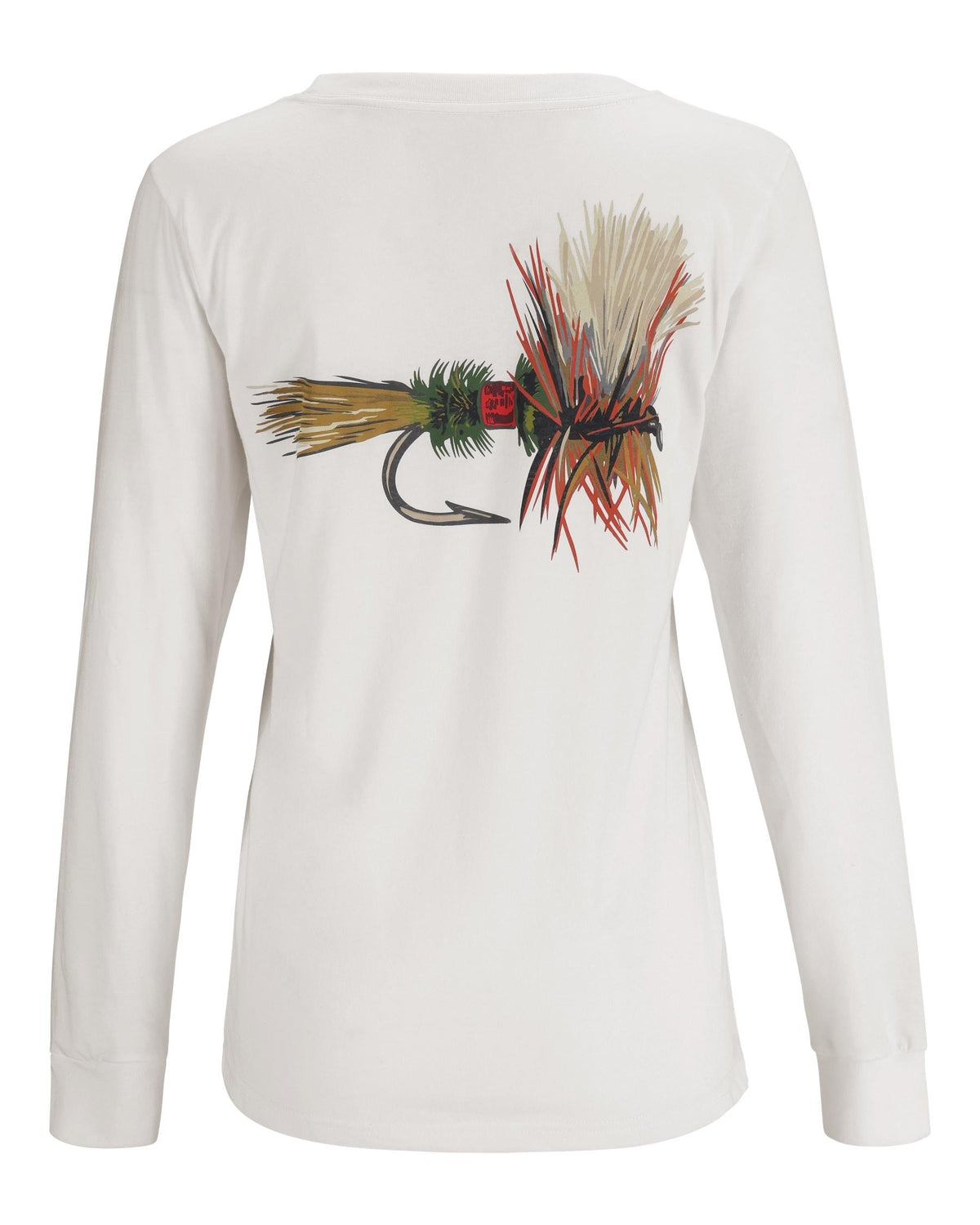 14139-100-Royal-Wulff-Fly-LS-T-Shirt-Mannequin-F24-Back white