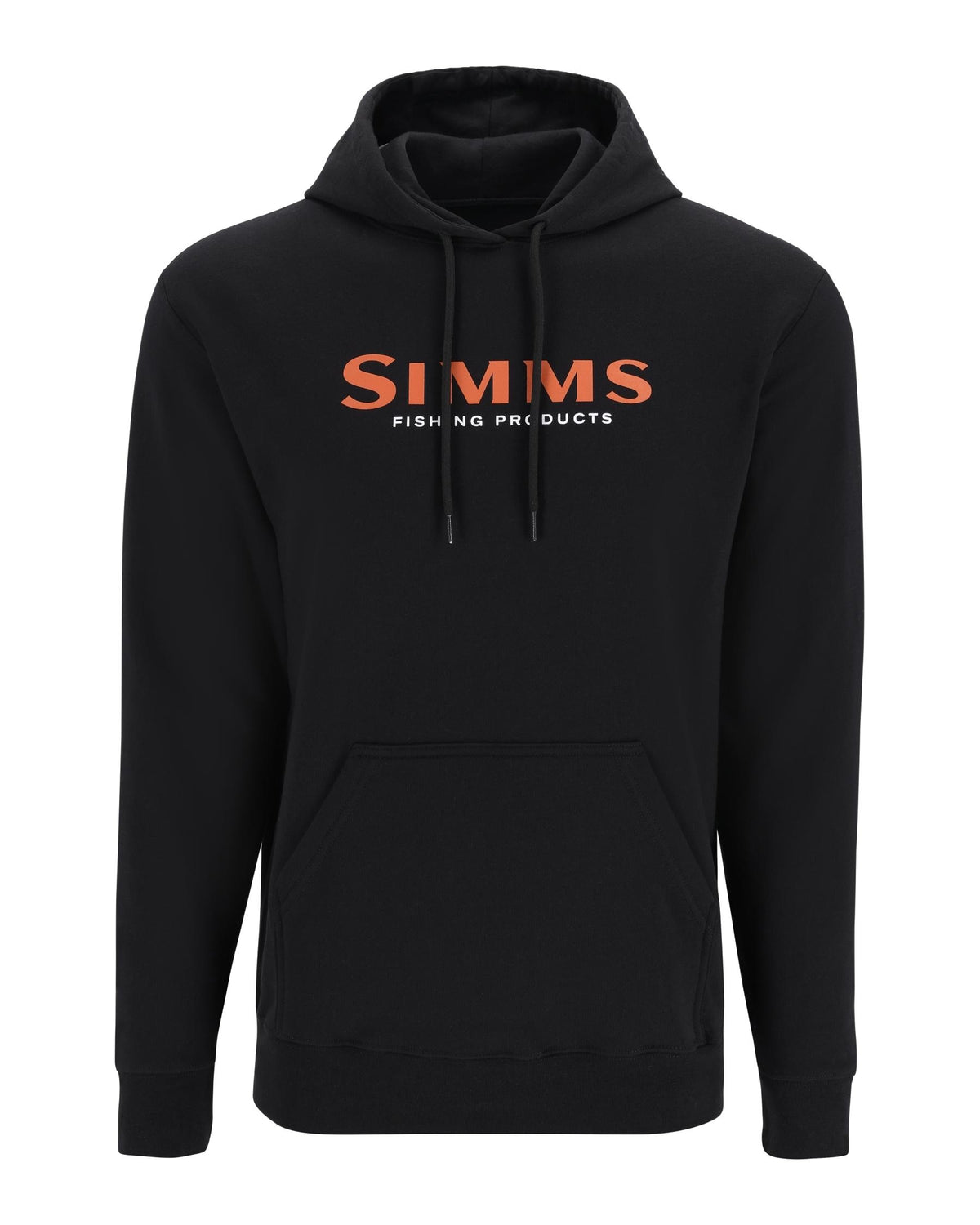 unisex-simms-logo-hoody Black