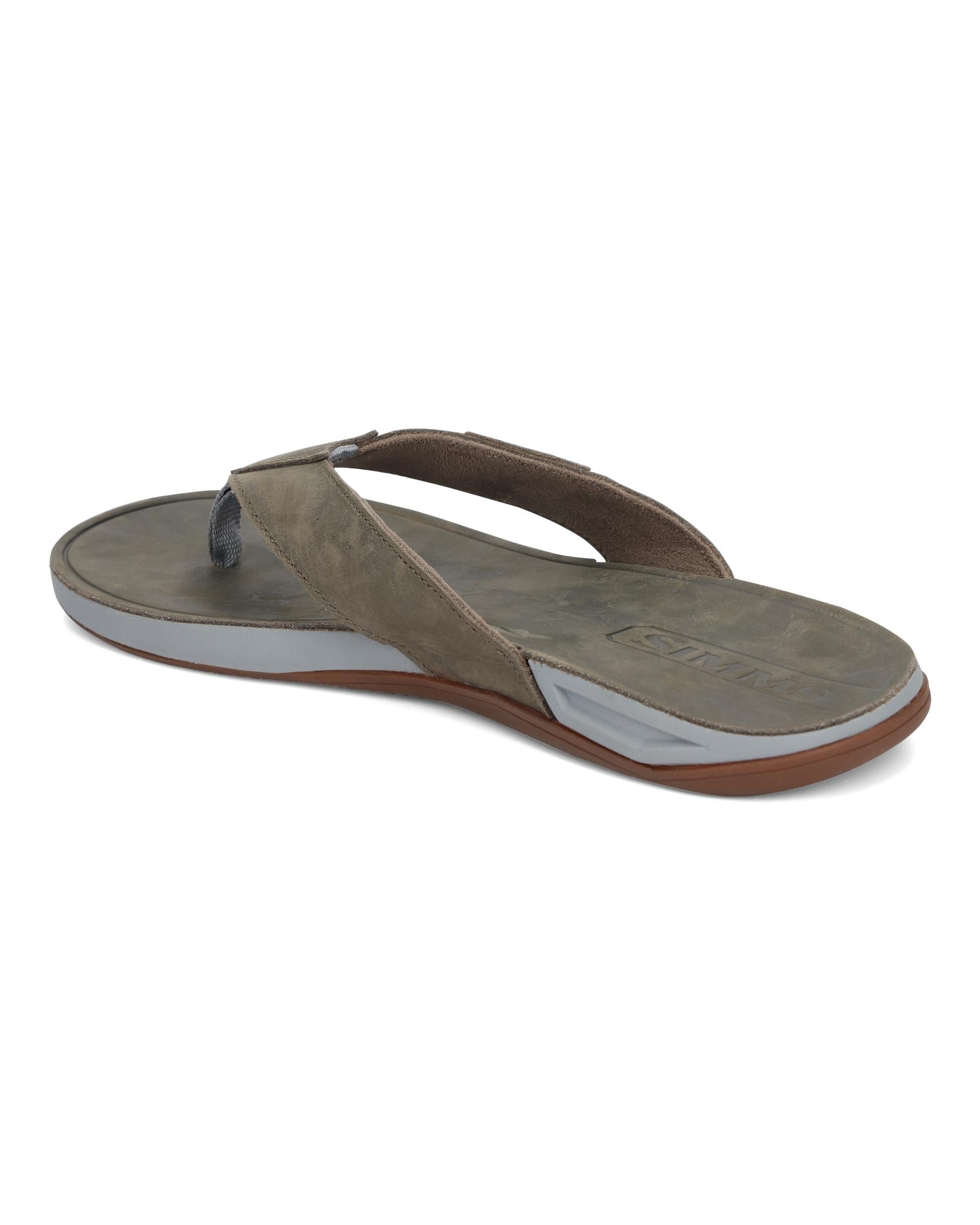 【DEARMINE】T M S Dear Flip Flops Women's Deluxe Dearfoams Memory Foam SIZE L 9-10 TAN