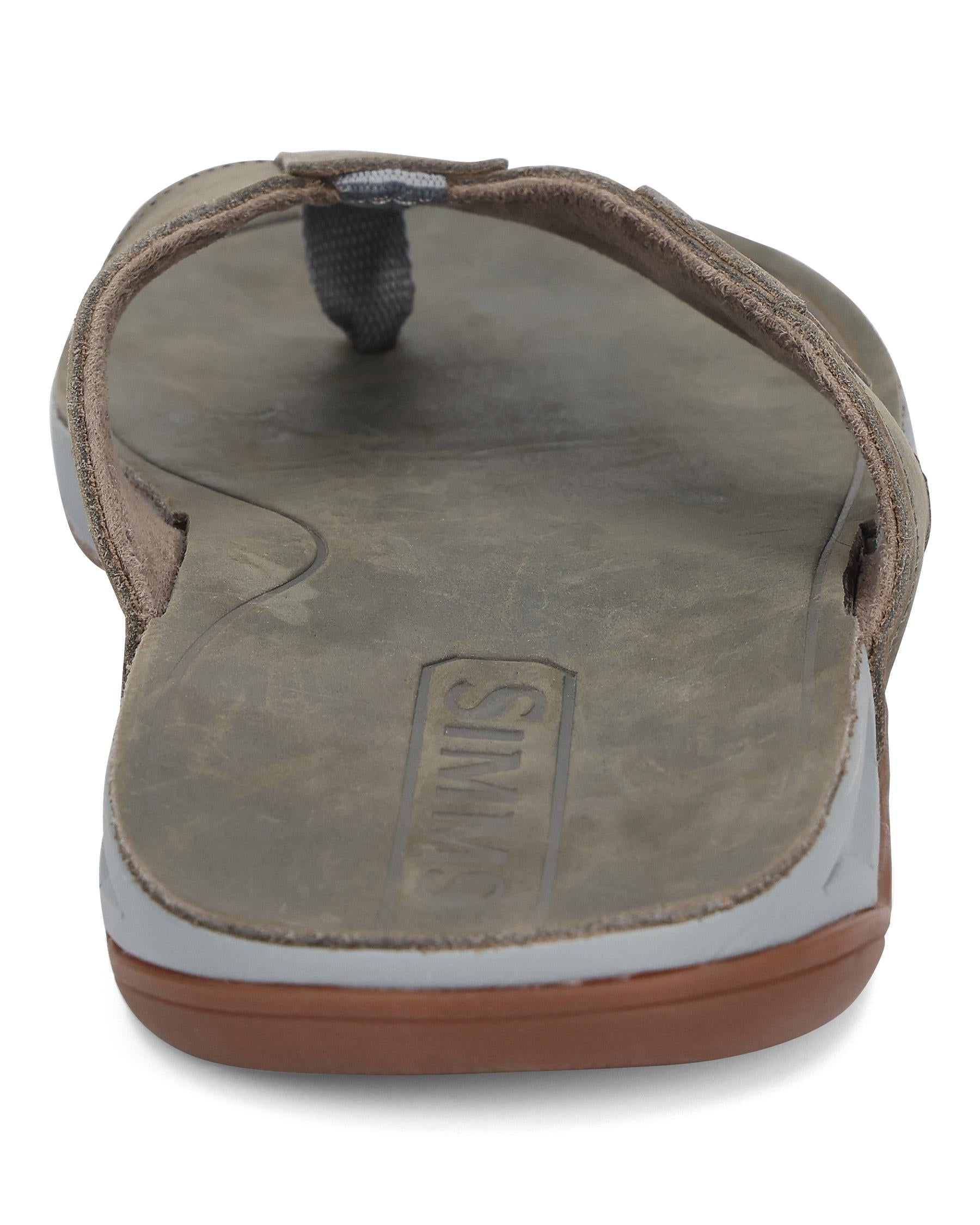 Non-Marking Leather Flip-Flops - Bimini | Simms Fishing