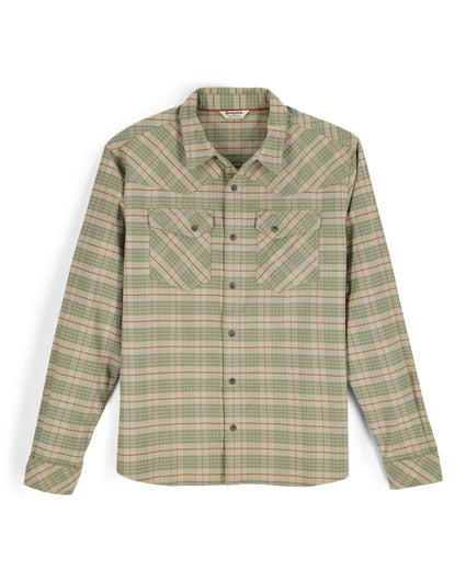 14272-1368-Ms-Brackett-Flannel-Pinboard-F25-Front Drummond Plaid: Stone