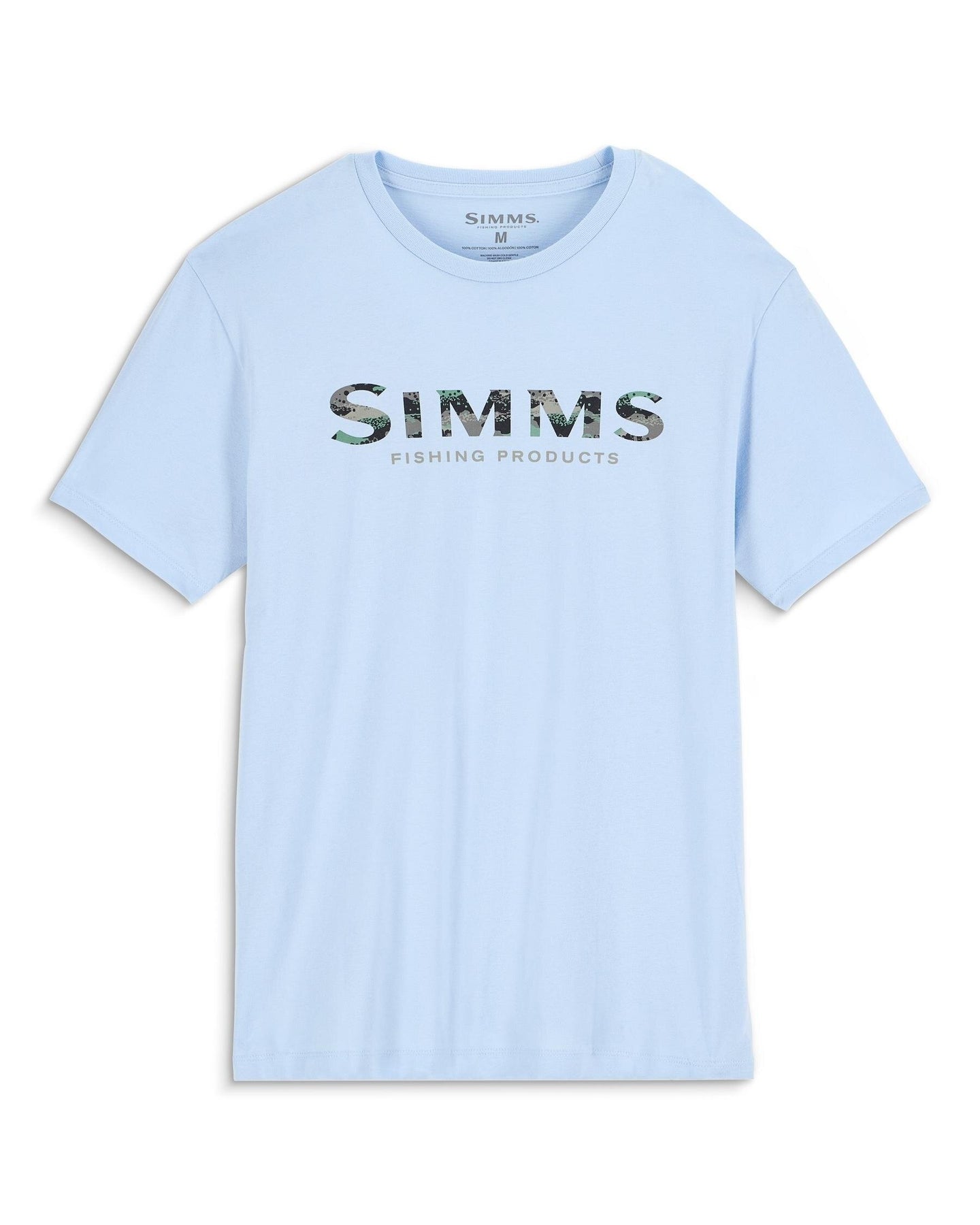 ms-simms-shroud-fill-logo-t-shirt Sky Blue
