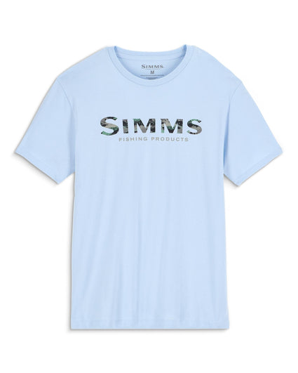 ms-simms-shroud-fill-logo-t-shirt Sky Blue