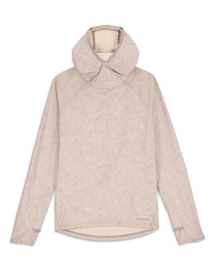 W's Solarflex Hoody Pinboard Front Swirl Heron