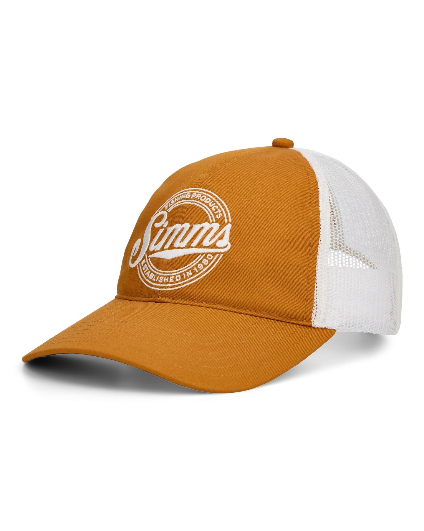 Small Fit Trucker Tabletop Front Amaretto