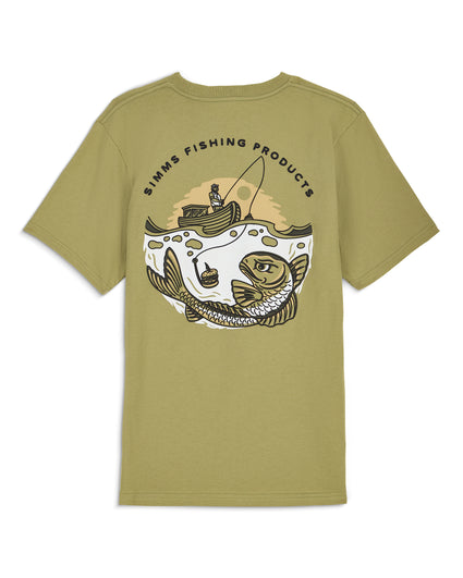 K's Baited T-Shirt Pinboard Front Tent Green