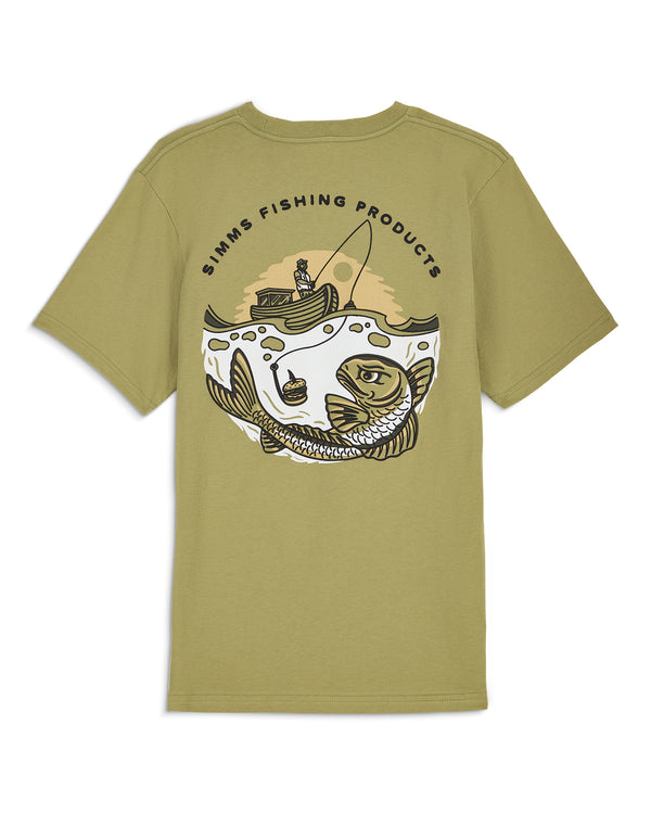 K's Baited T-Shirt Pinboard Front Tent Green