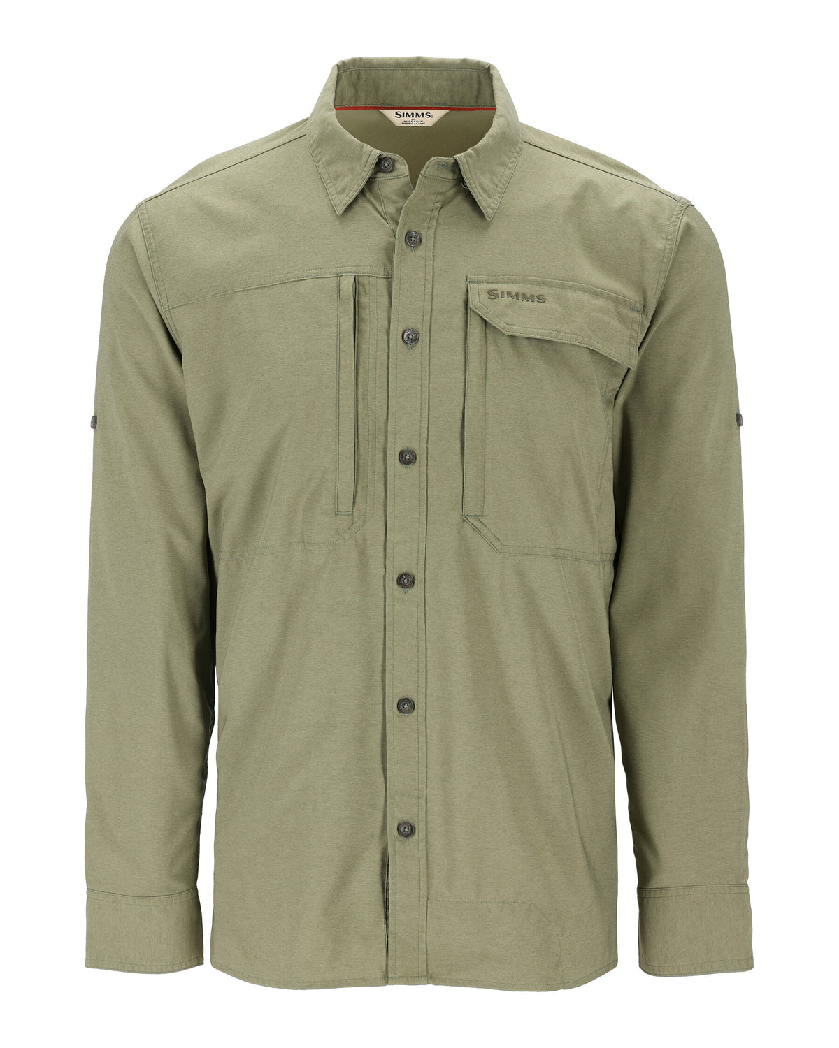 M's Guide Bugstopper LS Shirt Pinboard Front Willow Heather