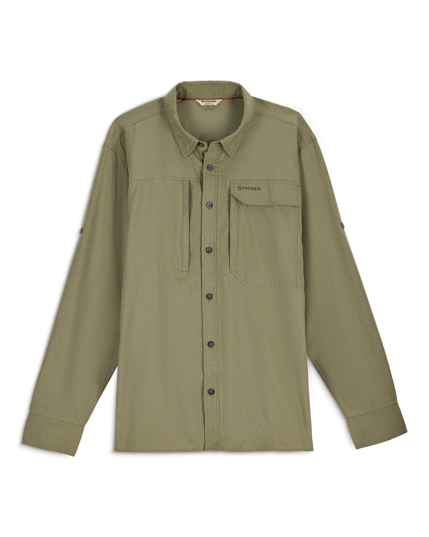 M's Guide Bugstopper LS Shirt Pinboard Front Willow Heather