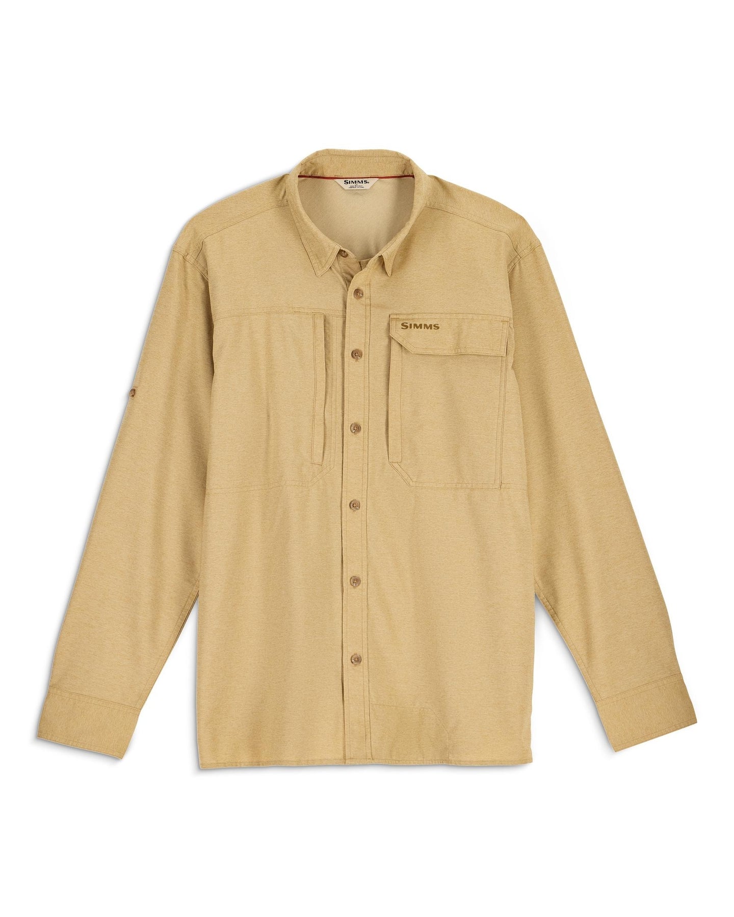 M's Guide Bugstopper LS Shirt Pinboard Front Bistre Heather