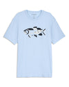M's Abstract Fresh T-Shirt Pinboard Front Sky Blue