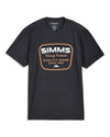 M's Stamp Lock Tech T-Shirt Pinboard Front Charcoal Heather