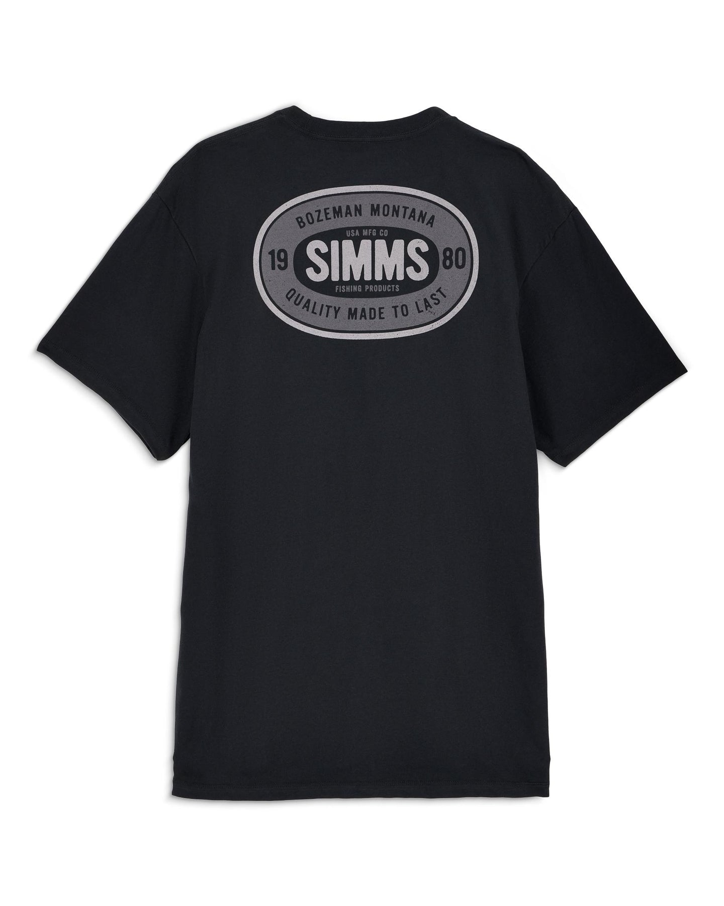 M's Quality Seal T-Shirt Pinboard Back Black