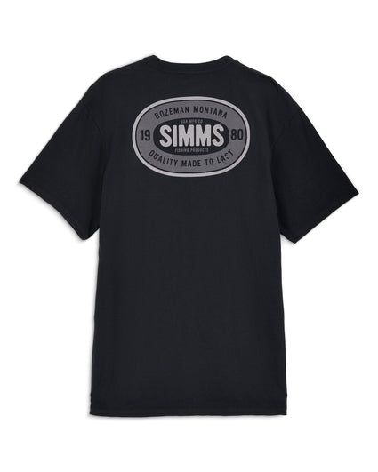 M's Quality Seal T-Shirt Pinboard Back Black