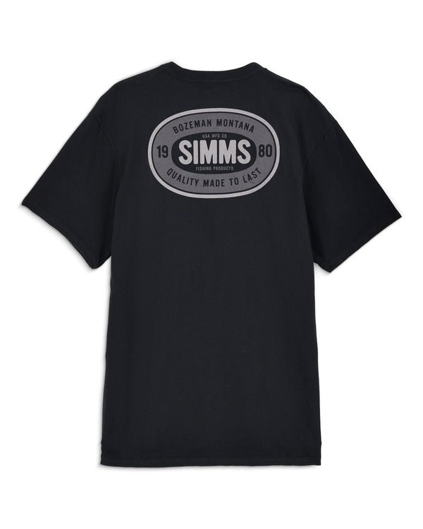 M's Quality Seal T-Shirt Pinboard Back Black