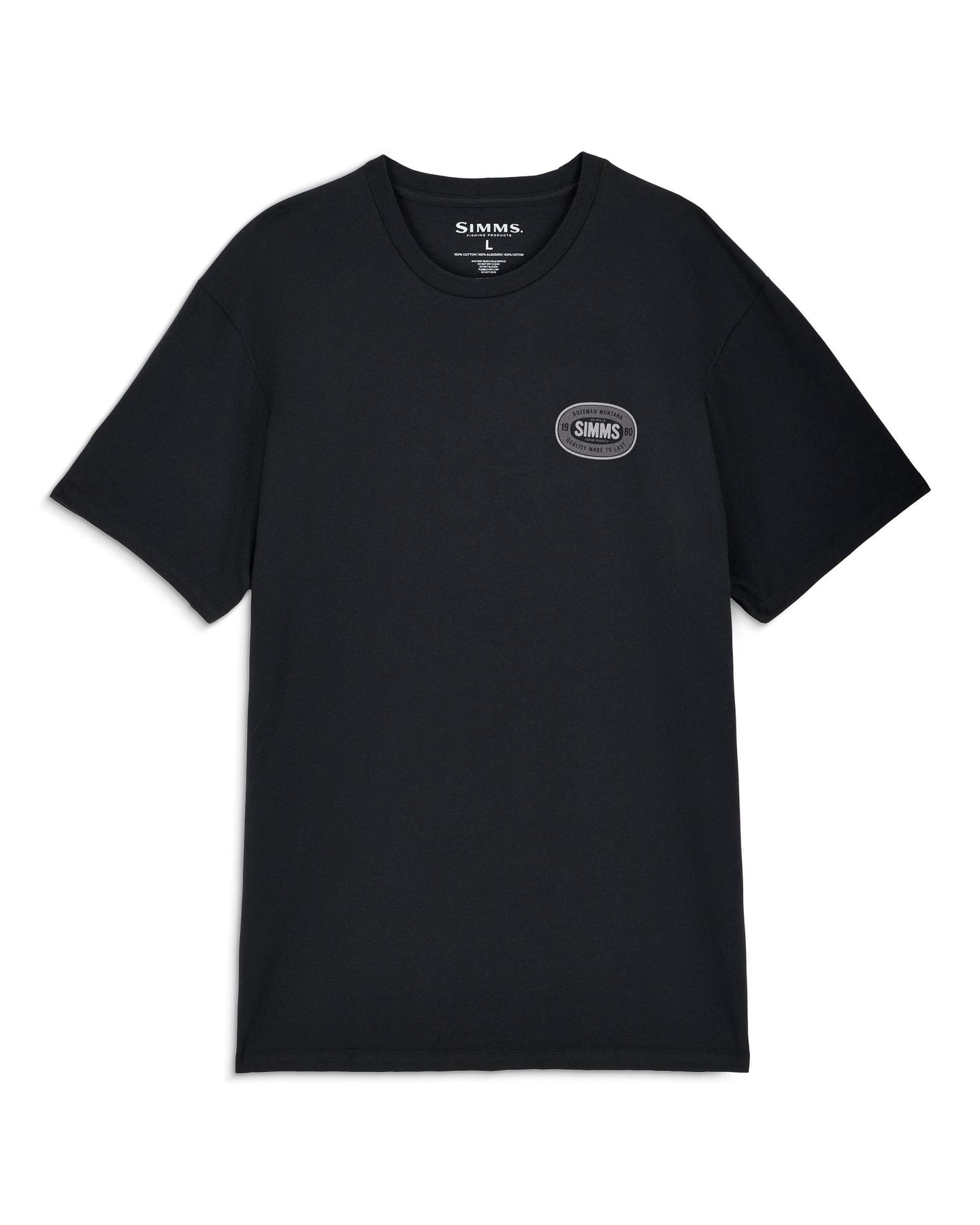 M's Quality Seal T-Shirt Pinboard Front Black
