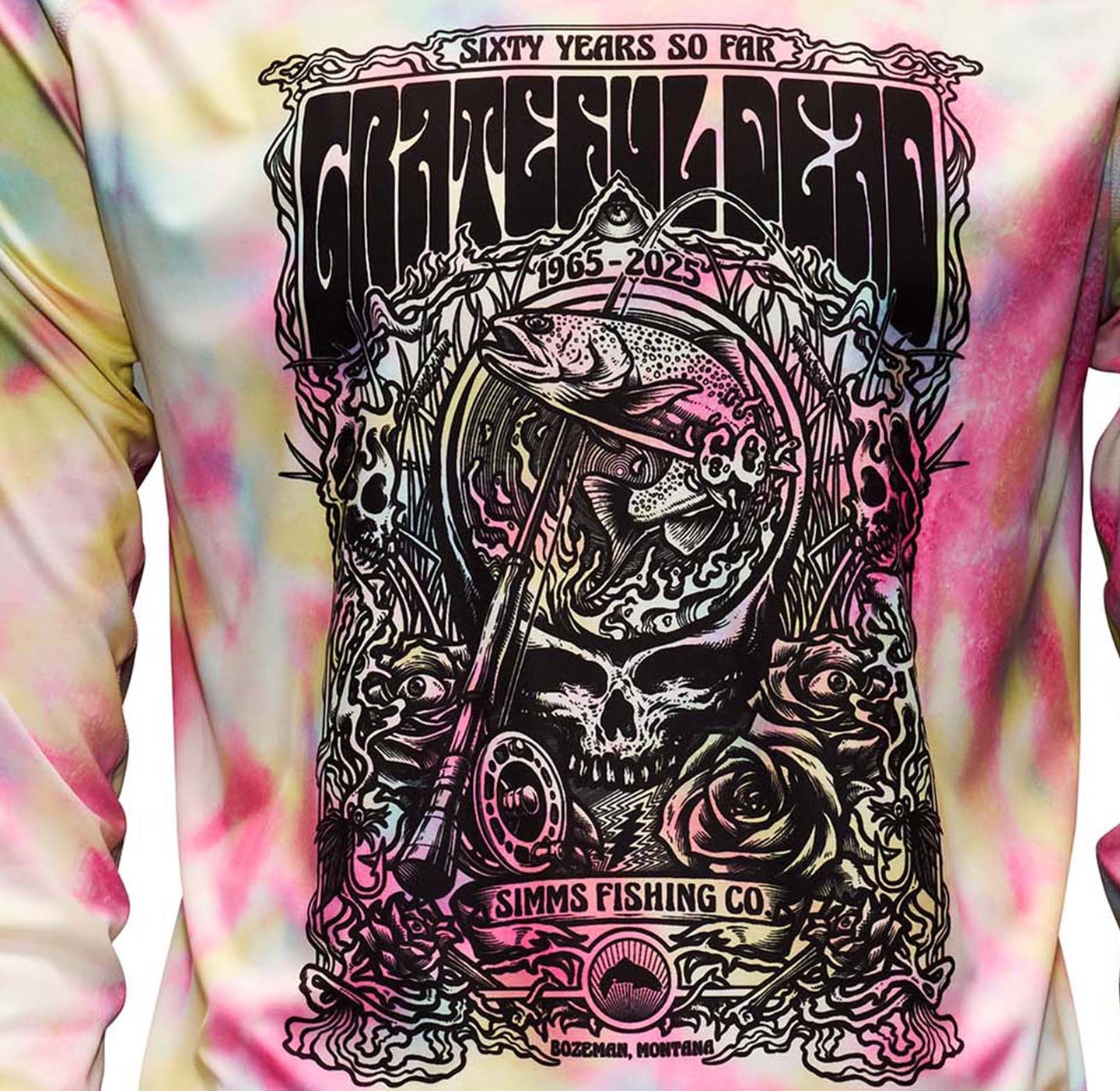 Grateful Dead SolarTech Hoody Fountain Print