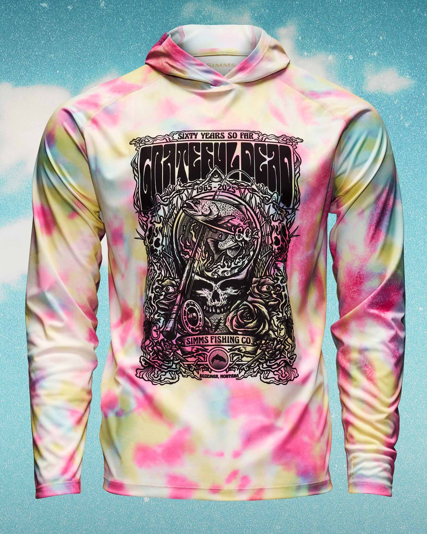 Grateful Dead SolarTech Hoody Fountain Print