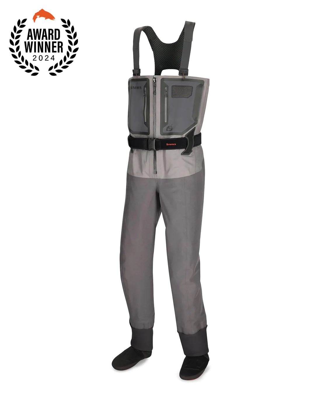 Men's G4Z Waders - Stockingfoot - Slate - Simms Fishing - Size XL 9-11