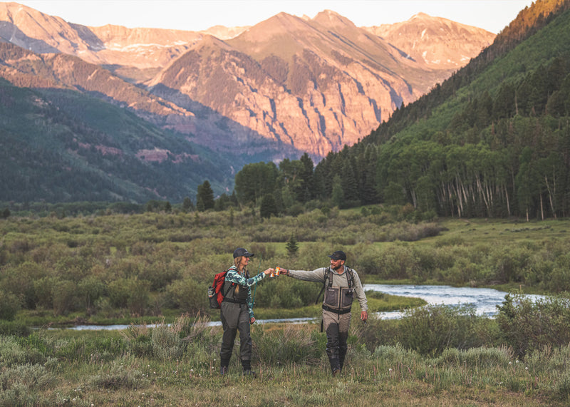Fishing in the mountains