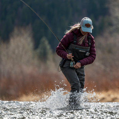 Simms neoprene Guide Waders Stockingfoot Brown