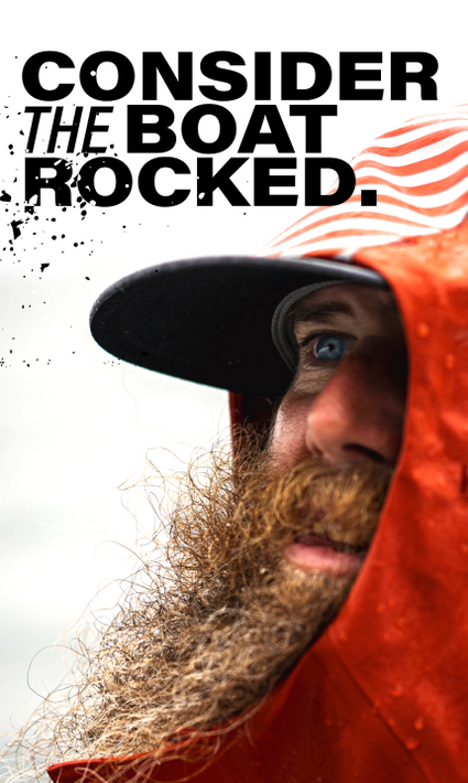 The all new Simms Rip Lin Pro Rain Suit shown on professional saltwater ocean angler Robbie Taylor