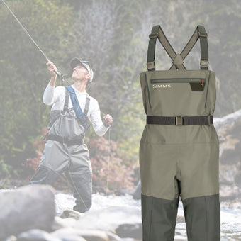 Simms Women's Tributary Stockingfoot Chest-High Fishing Waders - Durable,  Breathable, Waterproof Fly Fishing Waders for Women, Female Anglers
