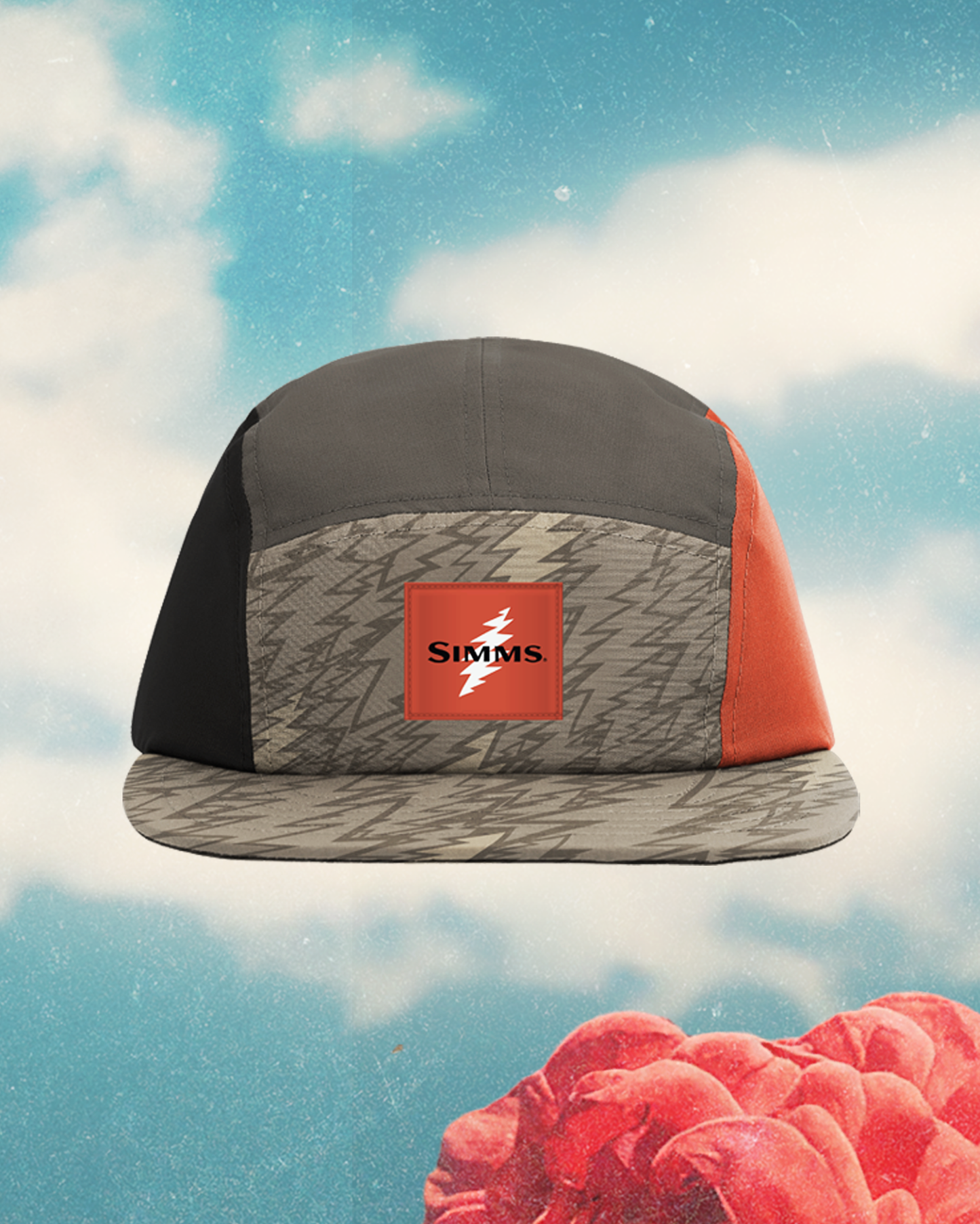 grateful dead camper cap mosquitos print -rollover