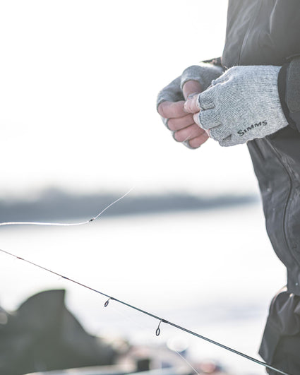 Simms® Wool ½ Finger Glove, Pour les Mains - Fly and Flies Simms® Wool ½ Finger Glove, Pour les Mains - Fly and Flies
