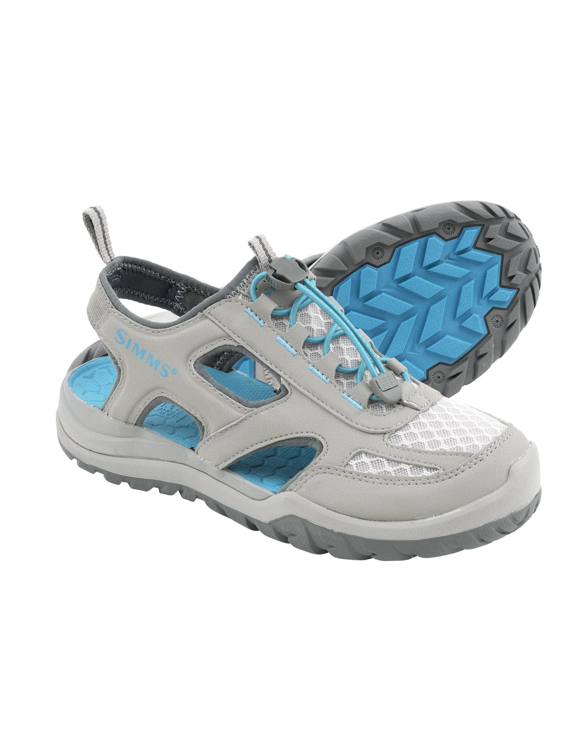 Riprap Wading Sandal - Rubber Soles - Mineral -rollover