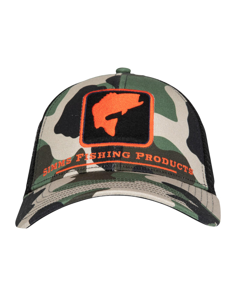 Bass Icon Trucker Hat  Simms Fishing Products