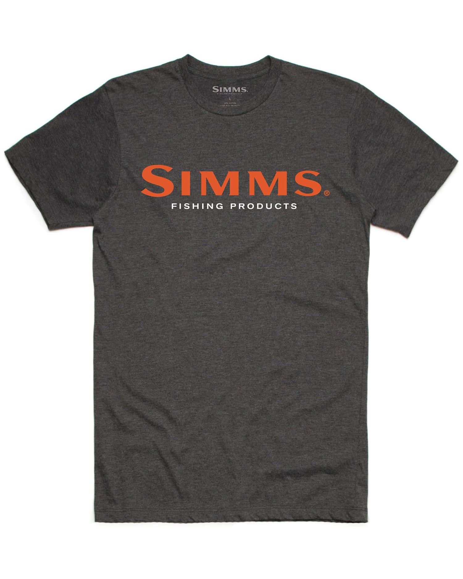 M's Simms Logo T-Shirt - Charcoal Heather