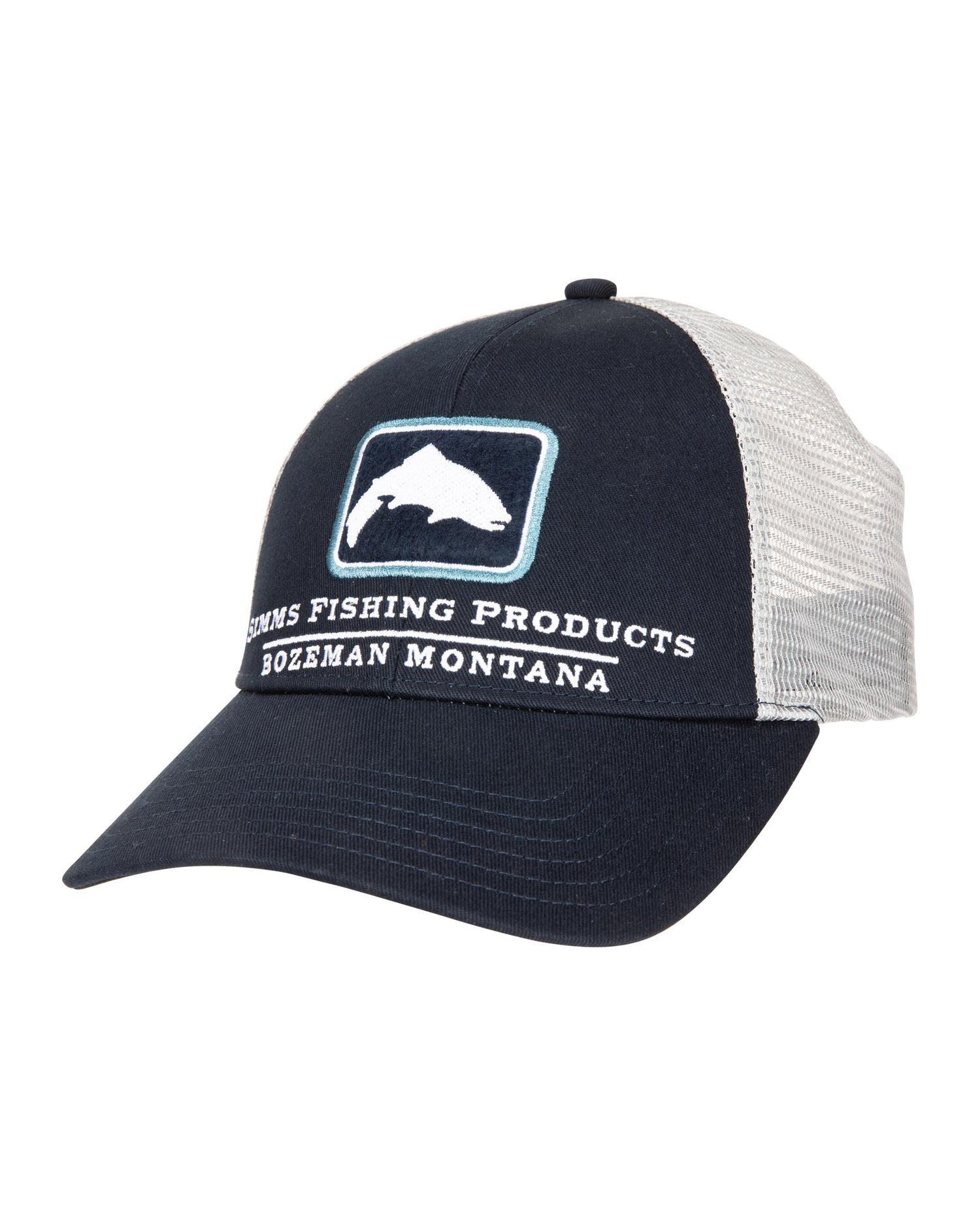 Small Fit Trout Icon Trucker Hat - Admiral Avalon
